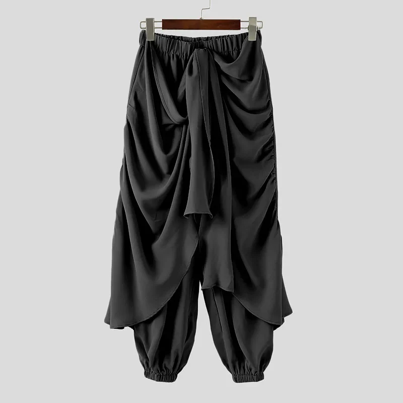 Pantaloni Uomo Fitness Pants Turca Etnici Kilt Sarouel Harem Aladin Leggings
