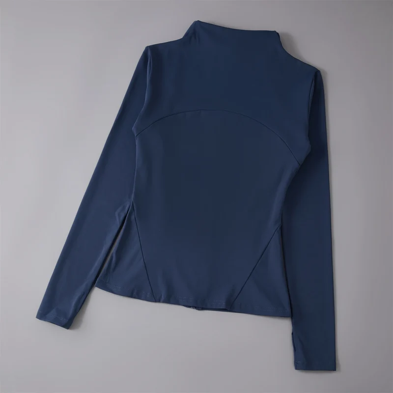 Damen kurze Sportjacke Sweatshirt Fitness Gym Jacke Yogajacke Yoga Sportswear