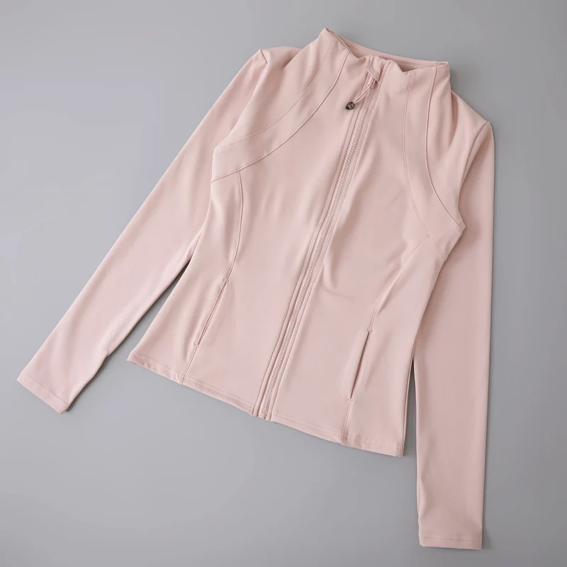 Damen kurze Sportjacke Sweatshirt Fitness Gym Jacke Yogajacke Yoga Sportswear
