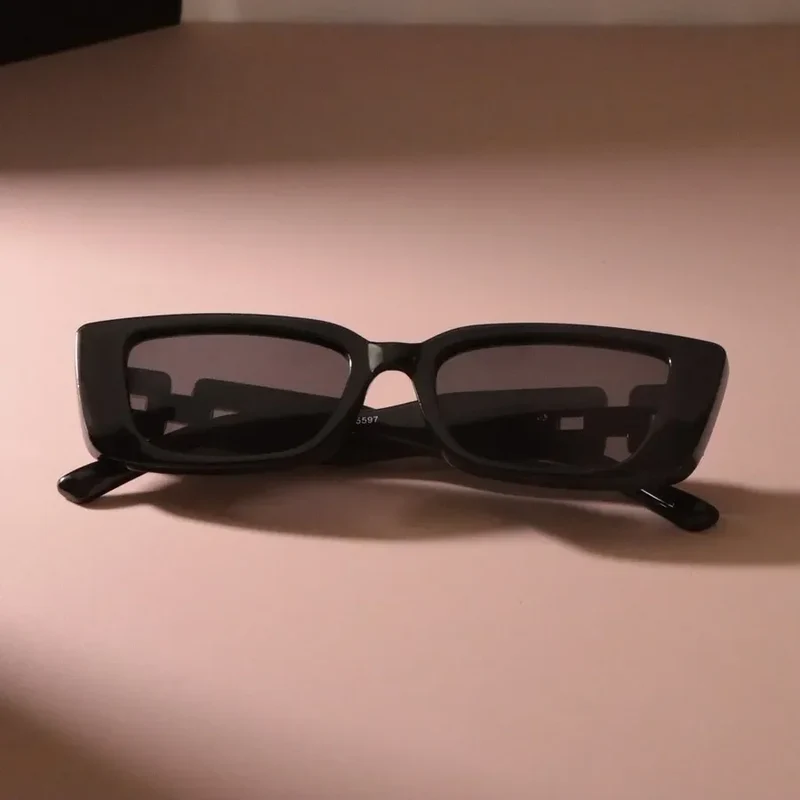 Damen Sonnenbrille Designer Luxus Brille Quadratische Übergröße Gläser Vintage