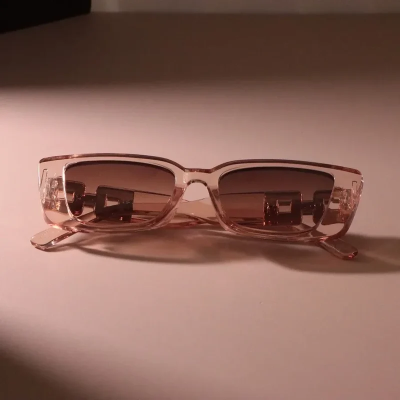 Damen Sonnenbrille Designer Luxus Brille Quadratische Übergröße Gläser Vintage