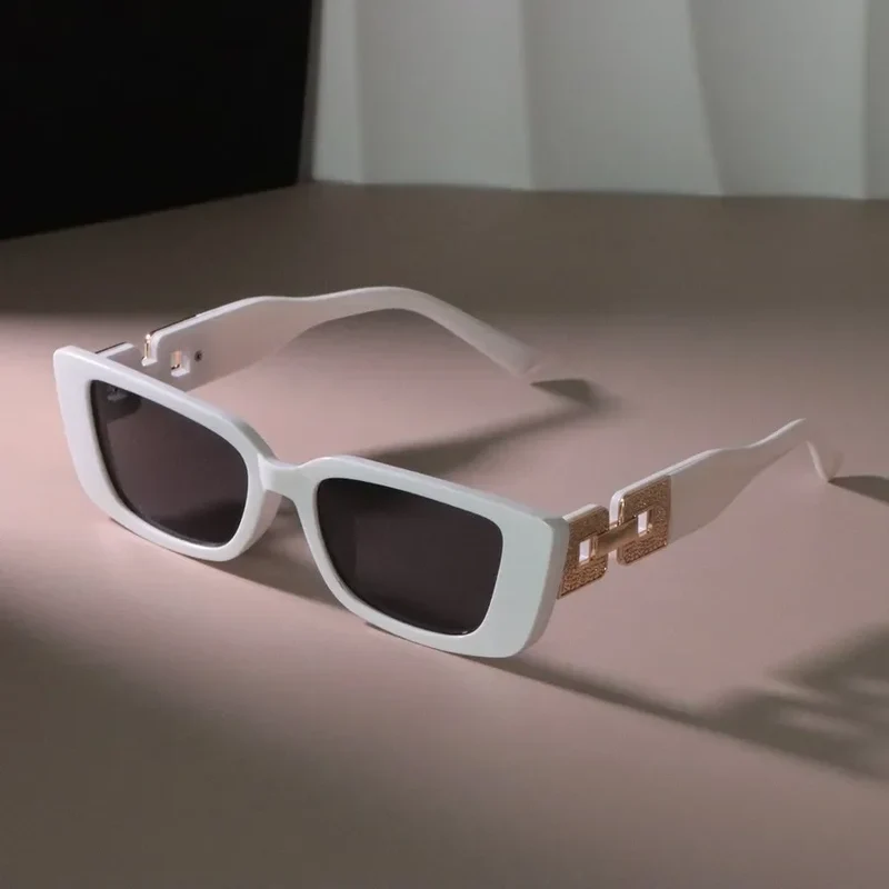 Damen Sonnenbrille Designer Luxus Brille Quadratische Übergröße Gläser Vintage