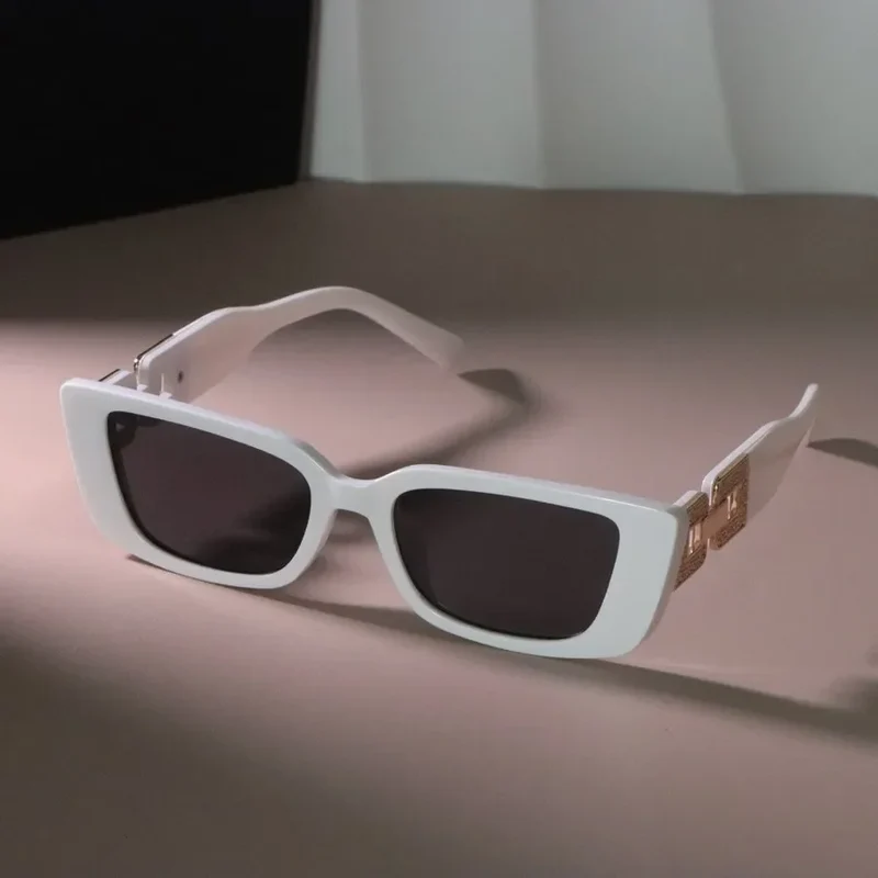 Damen Sonnenbrille Designer Luxus Brille Quadratische Übergröße Gläser Vintage