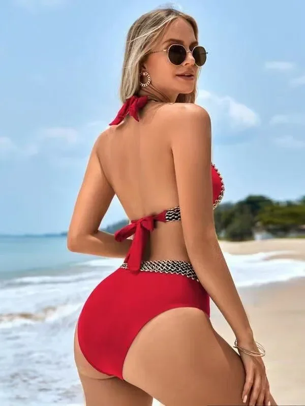 Costume da Bagno da Donna Sexy Bikini Piscina Brasiliano Slip Swimwear Swimsuit