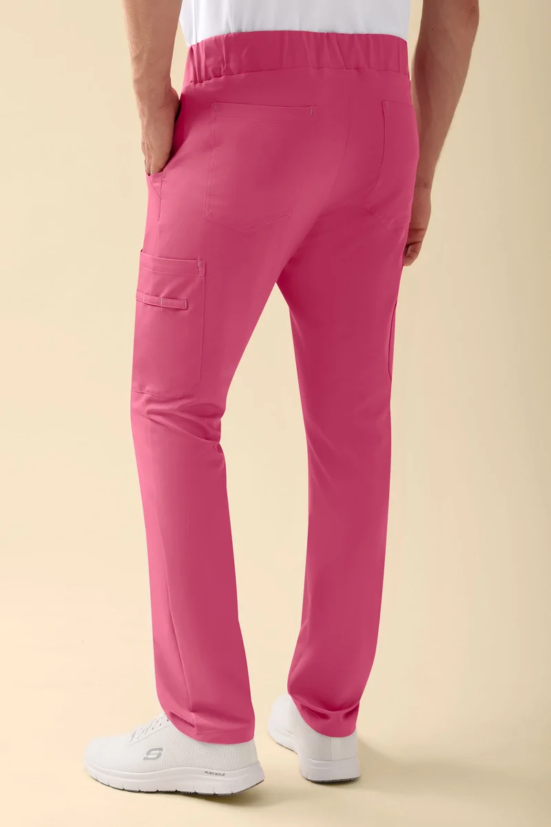 KAERE Hose Herren - gerader Saum mit Beintaschen rosenholz