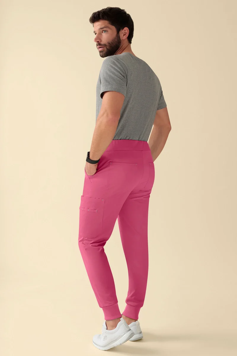 KAERE Hose Herren - Saumbündchen Kurzgr. mit Beintaschen rosenholz