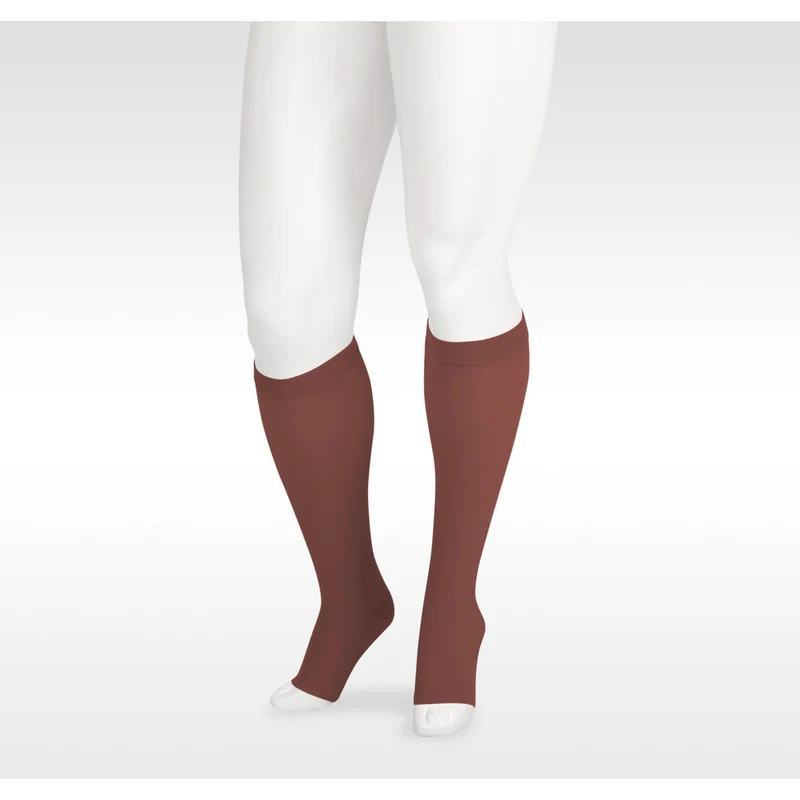 Juzo Soft Knee High 30-40 mmHg w/ Silicone Band, Open Toe