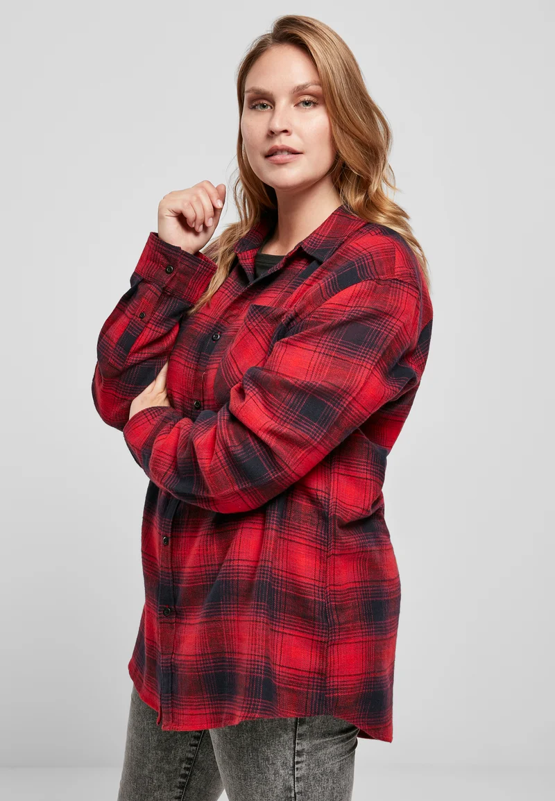 UC Oversized Checked Grunge Shirt