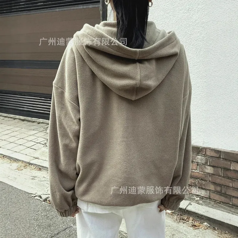 Kapuzenpullover Sweatshirt Hoodie Pulli Damen Kapuzenpulli Shirt Hoody Zip-up