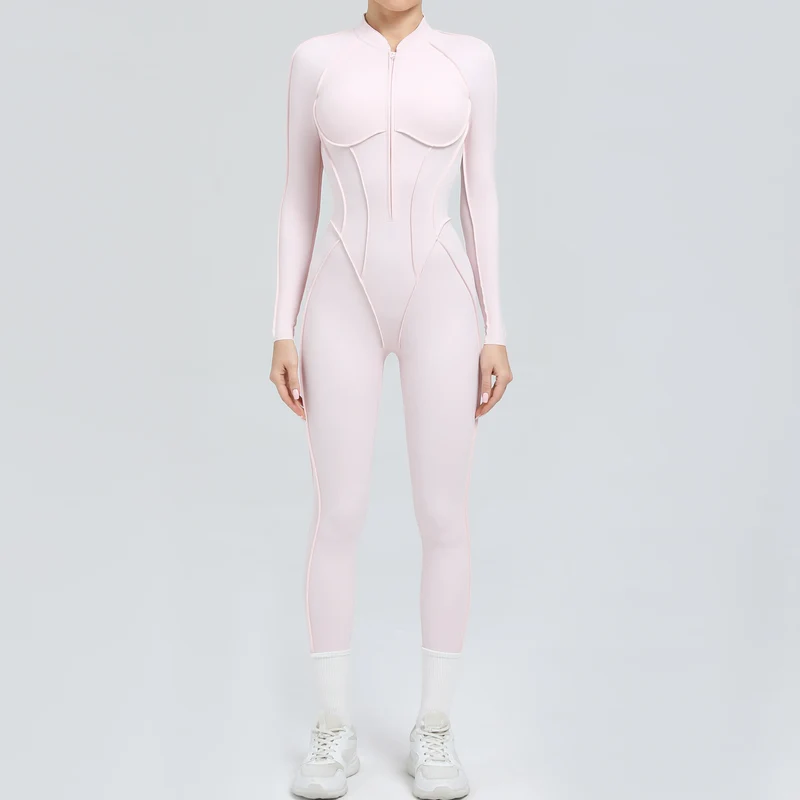 Yoga Fitness Overalls Jumpsuit Gym Stretch Leggings Jogging Anzug Top Push Up