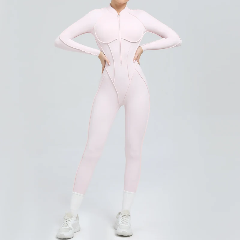 Yoga Fitness Overalls Jumpsuit Gym Stretch Leggings Jogging Anzug Top Push Up
