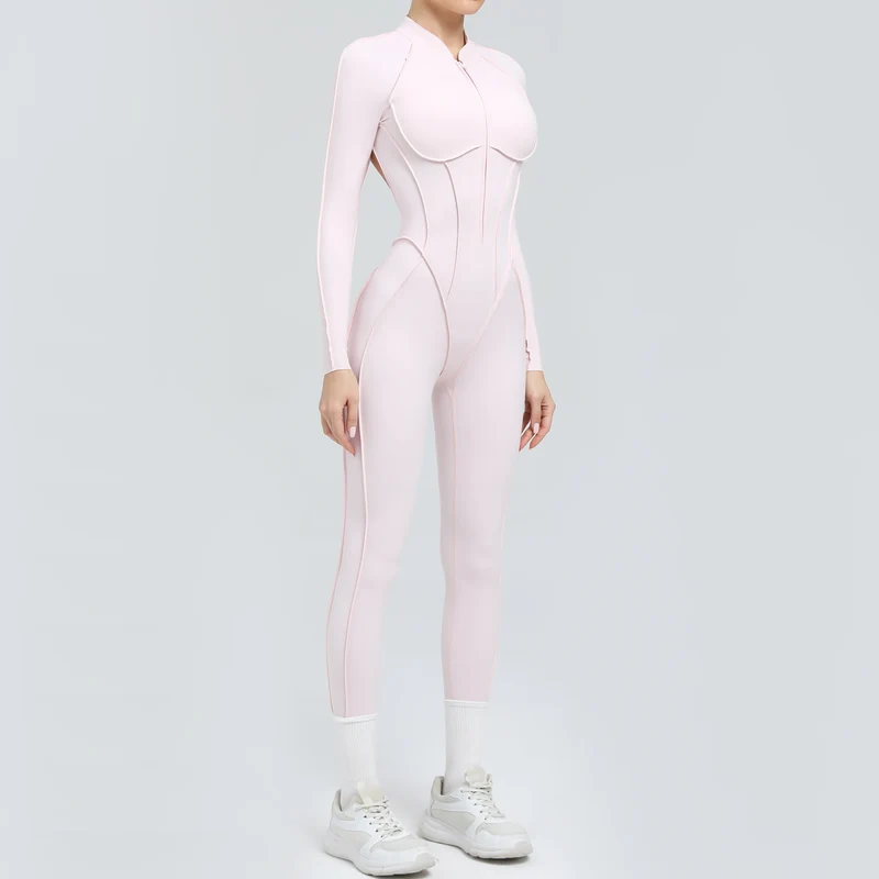 Yoga Fitness Overalls Jumpsuit Gym Stretch Leggings Jogging Anzug Top Push Up