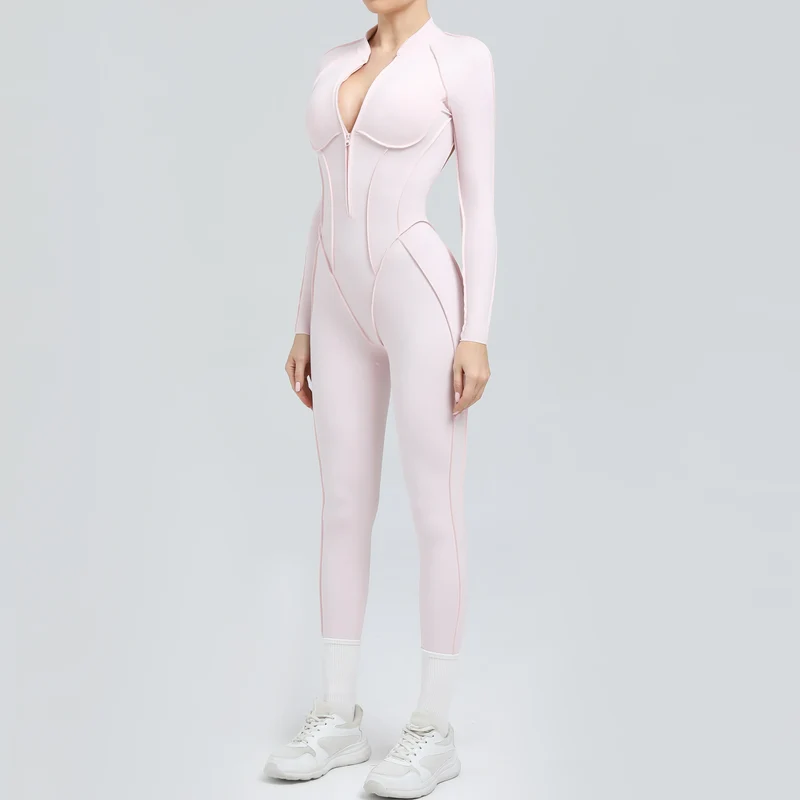 Yoga Fitness Overalls Jumpsuit Gym Stretch Leggings Jogging Anzug Top Push Up