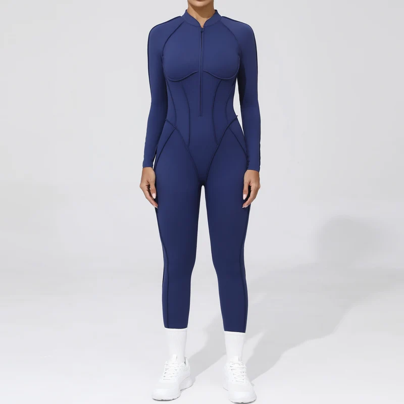 Yoga Fitness Overalls Jumpsuit Gym Stretch Leggings Jogging Anzug Top Push Up