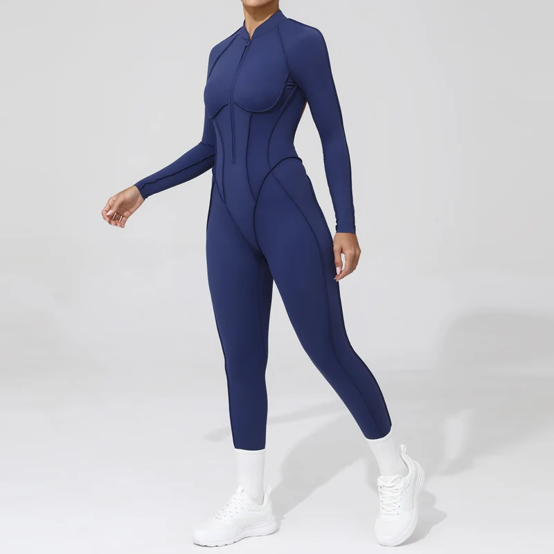 Yoga Fitness Overalls Jumpsuit Gym Stretch Leggings Jogging Anzug Top Push Up