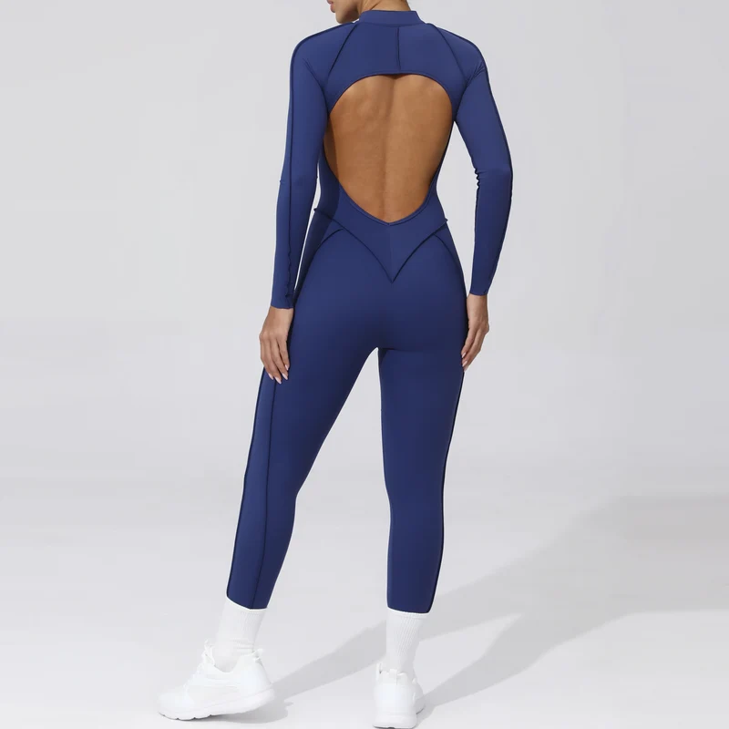 Yoga Fitness Overalls Jumpsuit Gym Stretch Leggings Jogging Anzug Top Push Up