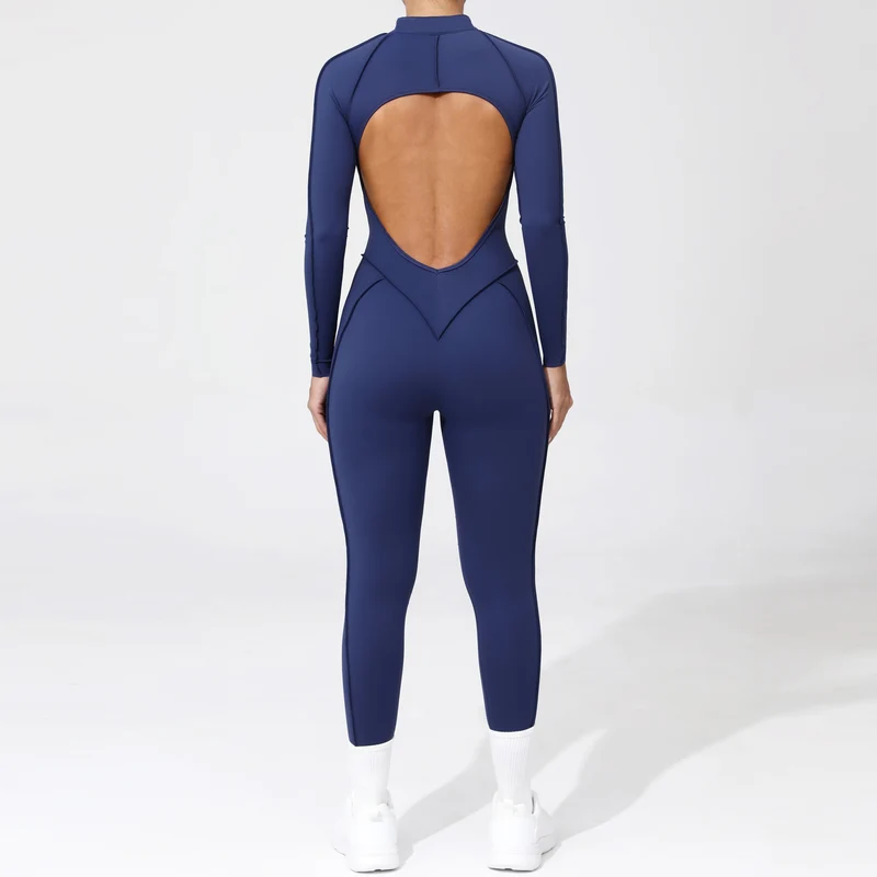 Yoga Fitness Overalls Jumpsuit Gym Stretch Leggings Jogging Anzug Top Push Up
