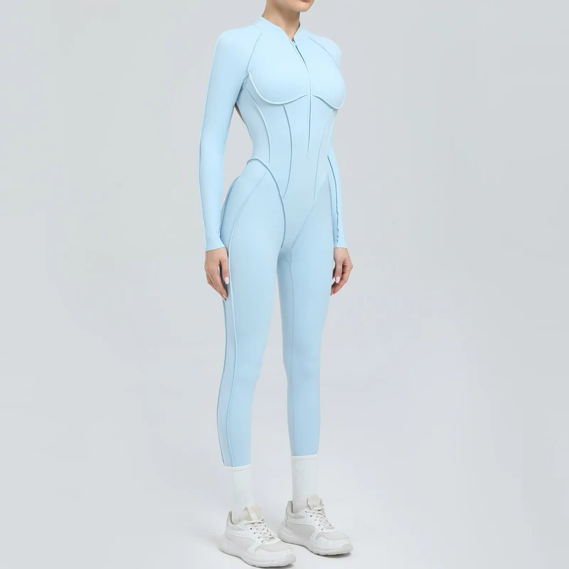 Yoga Fitness Overalls Jumpsuit Gym Stretch Leggings Jogging Anzug Top Push Up