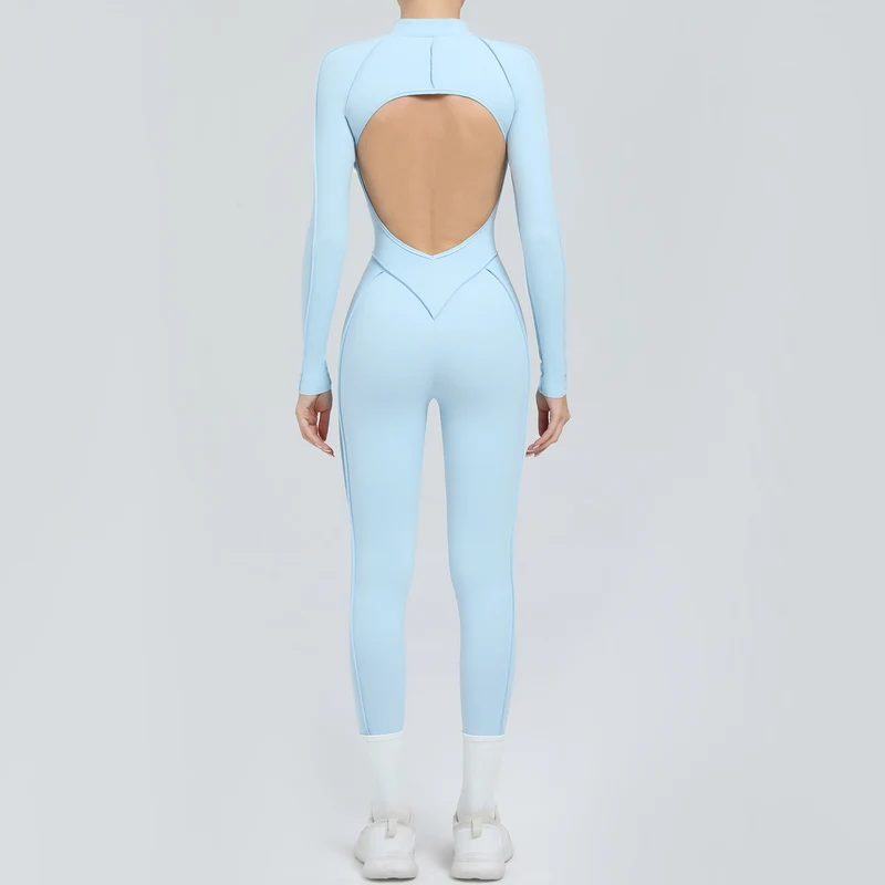 Yoga Fitness Overalls Jumpsuit Gym Stretch Leggings Jogging Anzug Top Push Up