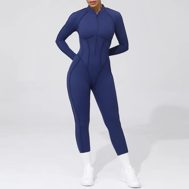 Yoga Fitness Overalls Jumpsuit Gym Stretch Leggings Jogging Anzug Top Push Up