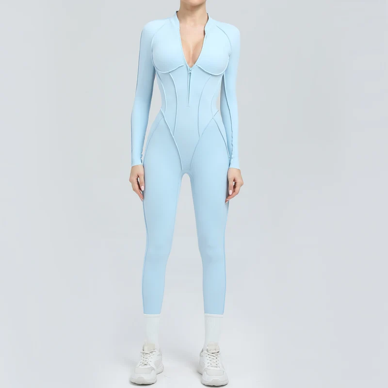 Yoga Fitness Overalls Jumpsuit Gym Stretch Leggings Jogging Anzug Top Push Up
