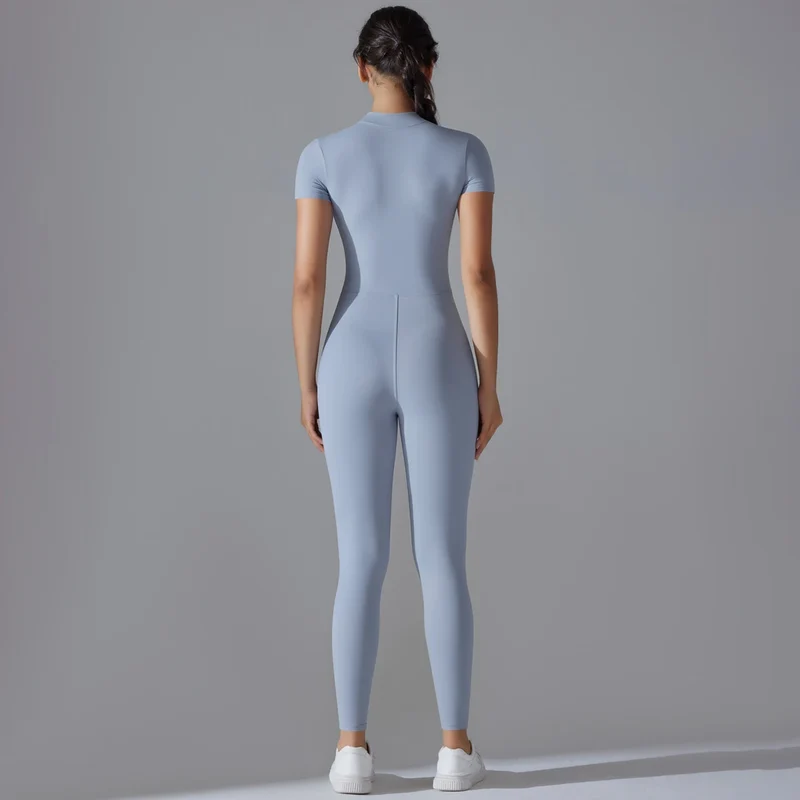 Tuta intera Sportiva Donna Rompers Pantaloni Yoga Palestra Sexy Jumpsuit Tutina
