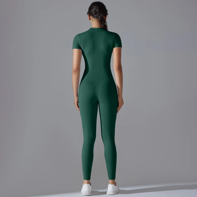 Tuta intera Sportiva Donna Rompers Pantaloni Yoga Palestra Sexy Jumpsuit Tutina