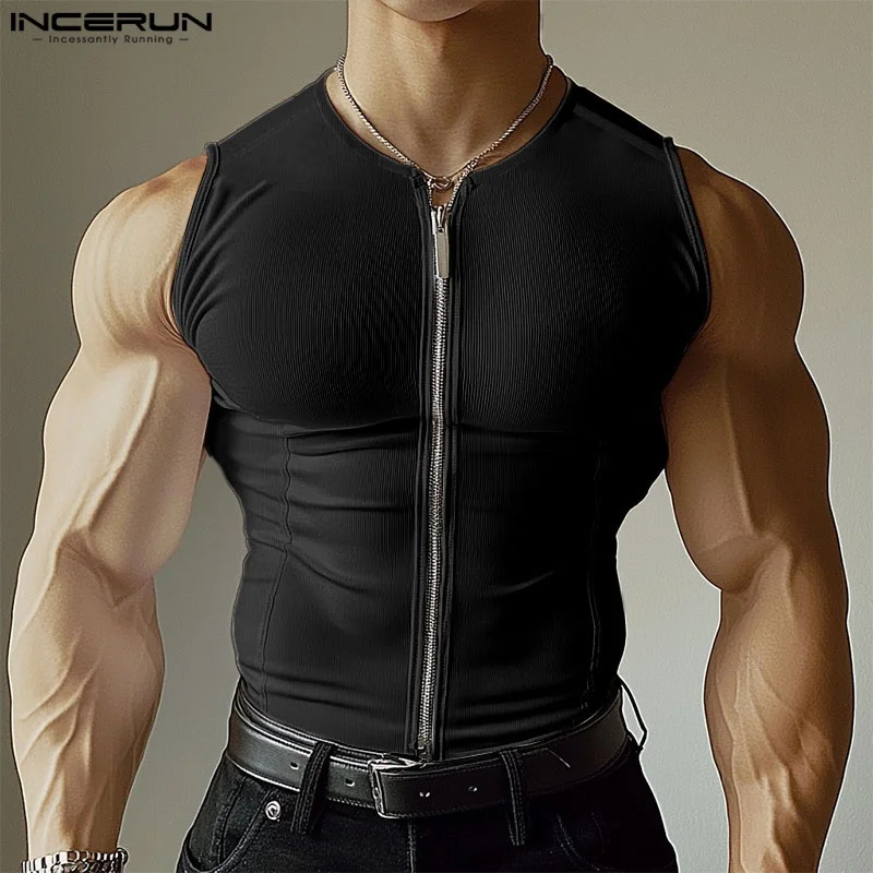 Herren Oberteil Ärmellos Tank Top Sexy Shirt Clubwear Muskel T-Shirt Unterhemd