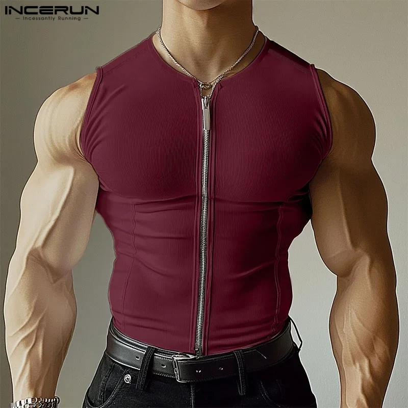 Herren Oberteil Ärmellos Tank Top Sexy Shirt Clubwear Muskel T-Shirt Unterhemd