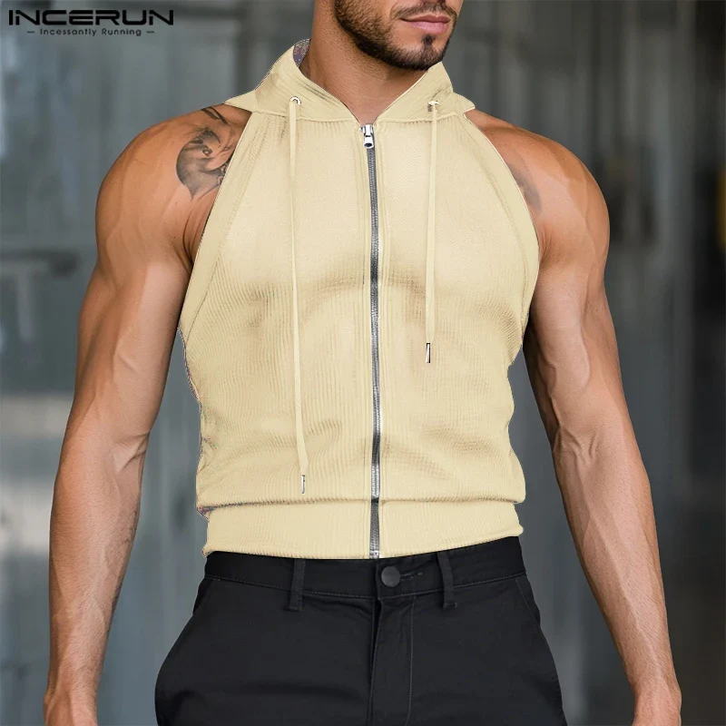 Herren Oberteil Ärmellos Tank Top Sexy Shirt Clubwear Muskel T-Shirt Unterhemd