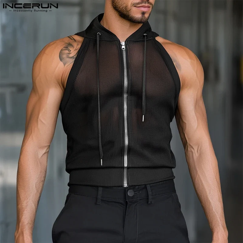 Herren Oberteil Ärmellos Tank Top Sexy Shirt Clubwear Muskel T-Shirt Unterhemd
