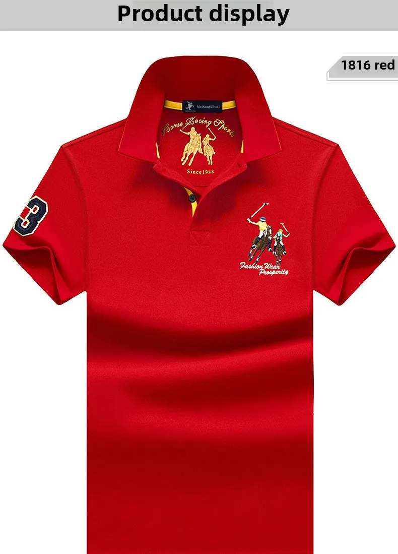 Herren Poloshirt POLO Shirt T-Shirt Kurzarm Hemd Polohemd Fashion Top