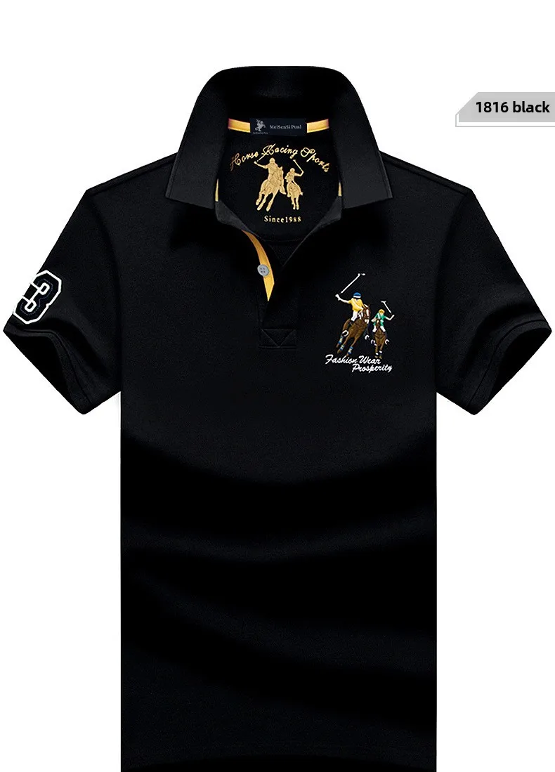 Herren Poloshirt POLO Shirt T-Shirt Kurzarm Hemd Polohemd Fashion Top