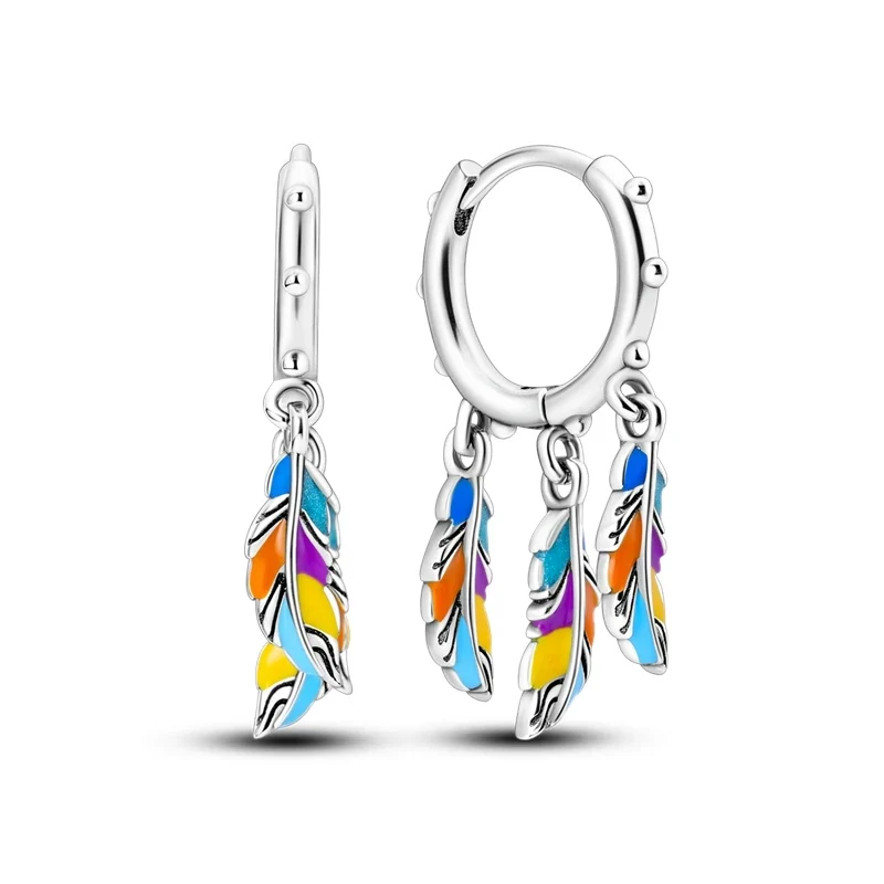 Creolen 925 Silber Ohrringe Zirkonia | Hypoallergen | Luxus Ohrstecker Geschenk