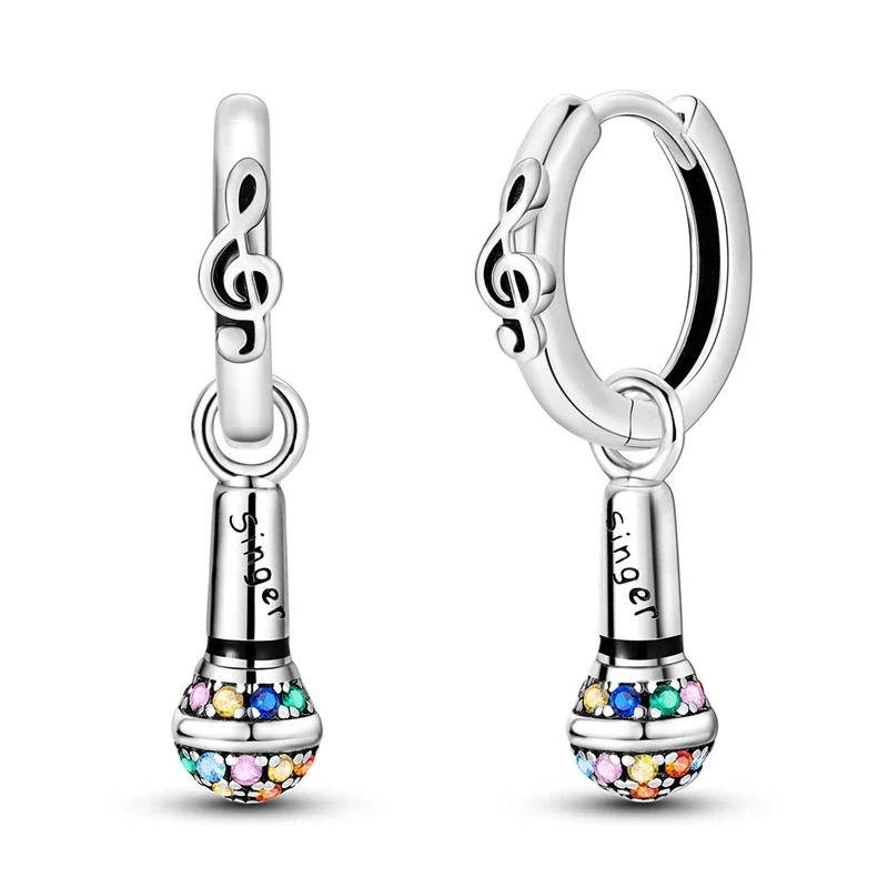 Creolen 925 Silber Ohrringe Zirkonia | Hypoallergen | Luxus Ohrstecker Geschenk