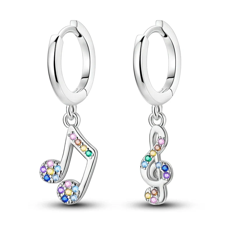 Creolen 925 Silber Ohrringe Zirkonia | Hypoallergen | Luxus Ohrstecker Geschenk