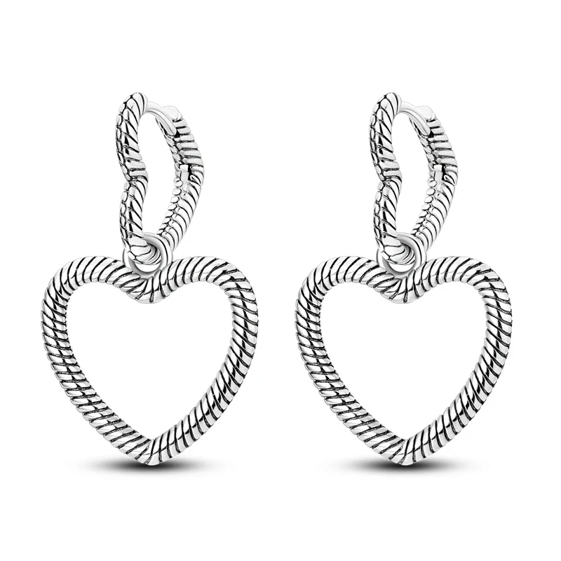 Creolen 925 Silber Ohrringe Zirkonia | Hypoallergen | Luxus Ohrstecker Geschenk