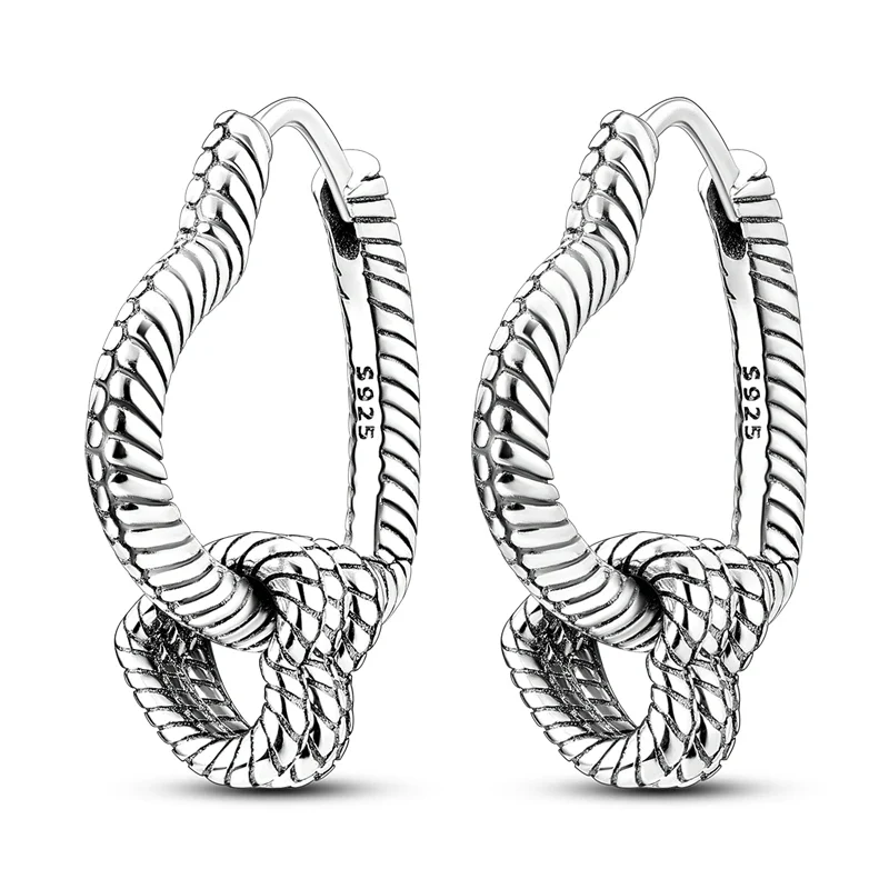 Creolen 925 Silber Ohrringe Zirkonia | Hypoallergen | Luxus Ohrstecker Geschenk