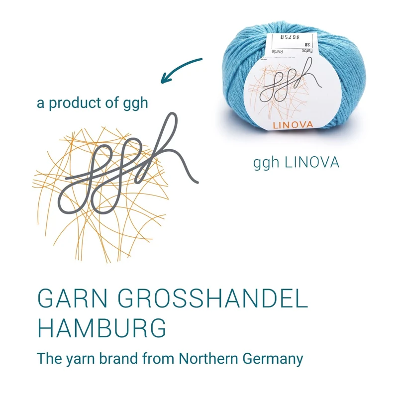 ggh Linova | 100% Baumwolle | 100m/50g | 038 - Aqua