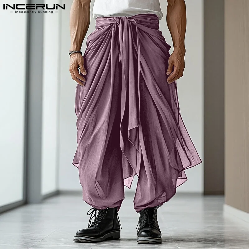 Männer Hose Haremshosen Pumphosen Pluderhosen Hosenrock Herrenrock Kilt Jogger