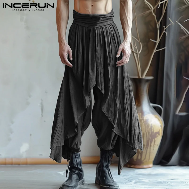 Männer Haremshosen Pumphosen Pluderhosen Hosenrock Hose Herrenrock Kilt Jogger