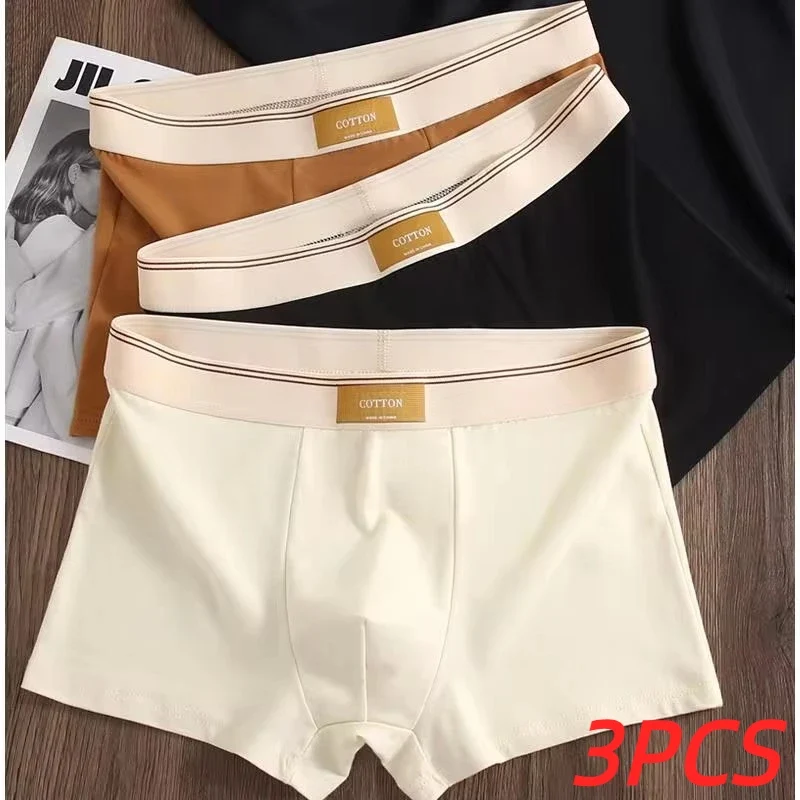 3 Pezzi Boxer Uomo Mutande Elasticizzato Slip Intimo vari colori Pantaloncino