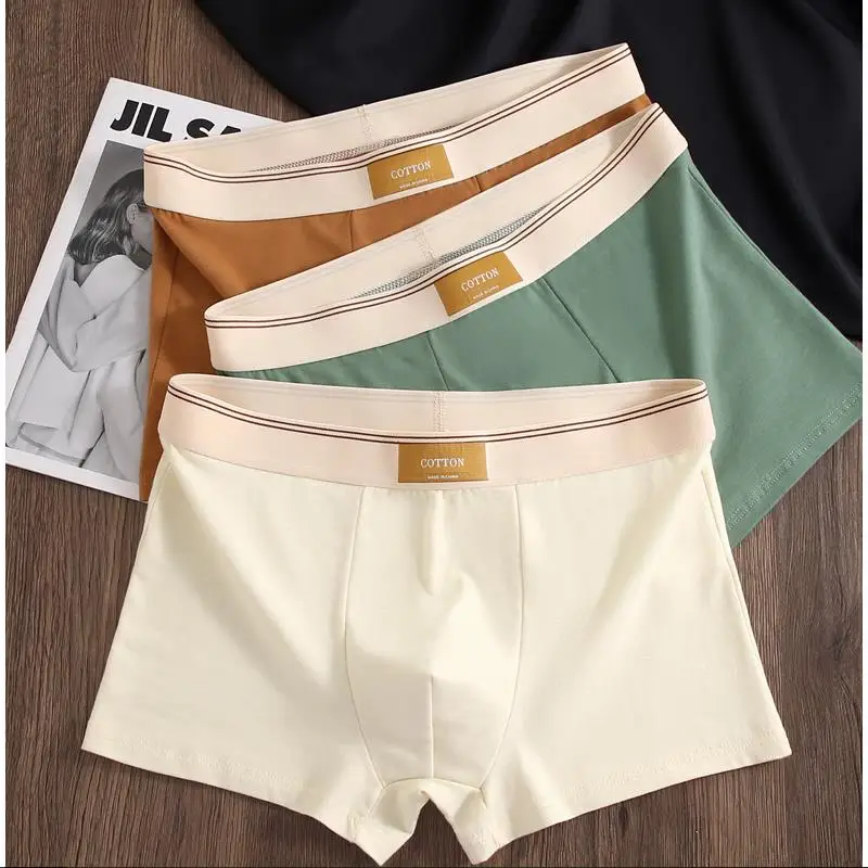 3 Pezzi Boxer Uomo Mutande Elasticizzato Slip Intimo vari colori Pantaloncino