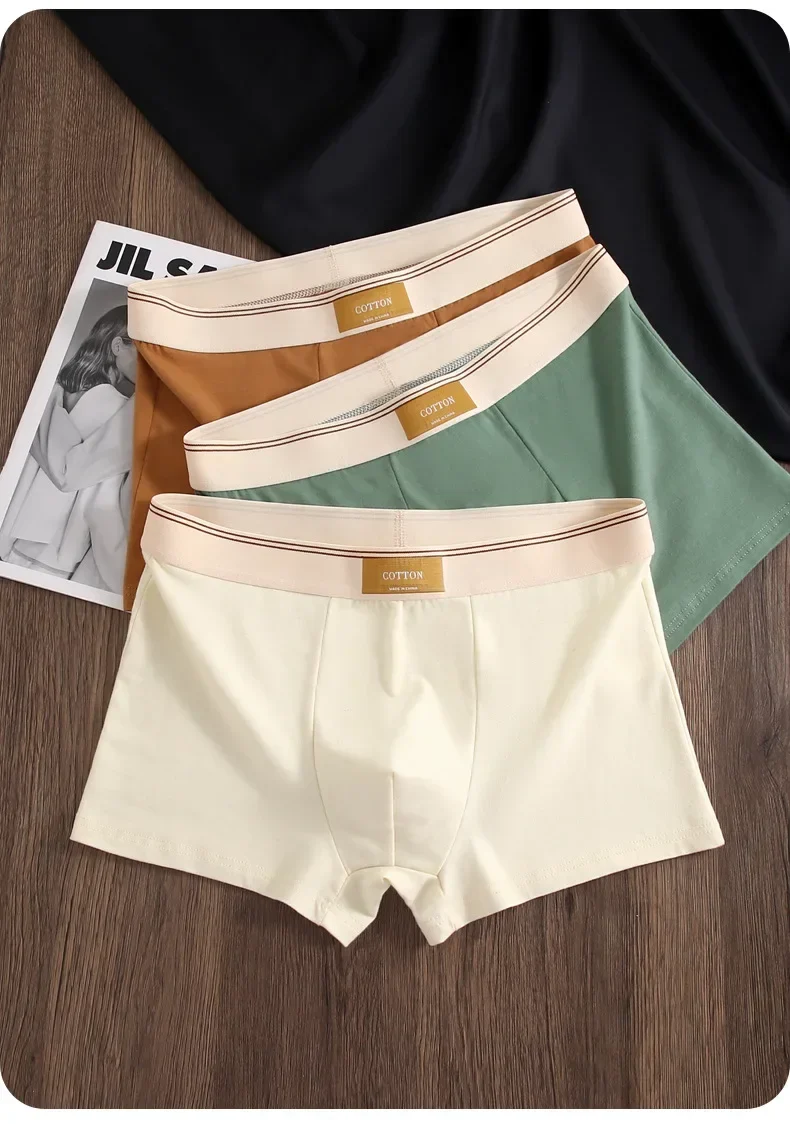 3 Pezzi Boxer Uomo Mutande Elasticizzato Slip Intimo vari colori Pantaloncino
