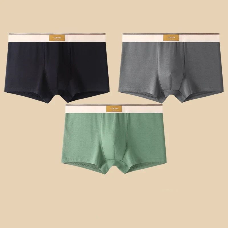3er Pack Herren Boxershorts Unterhosen Basic Unterwäsche Boxer Shorts