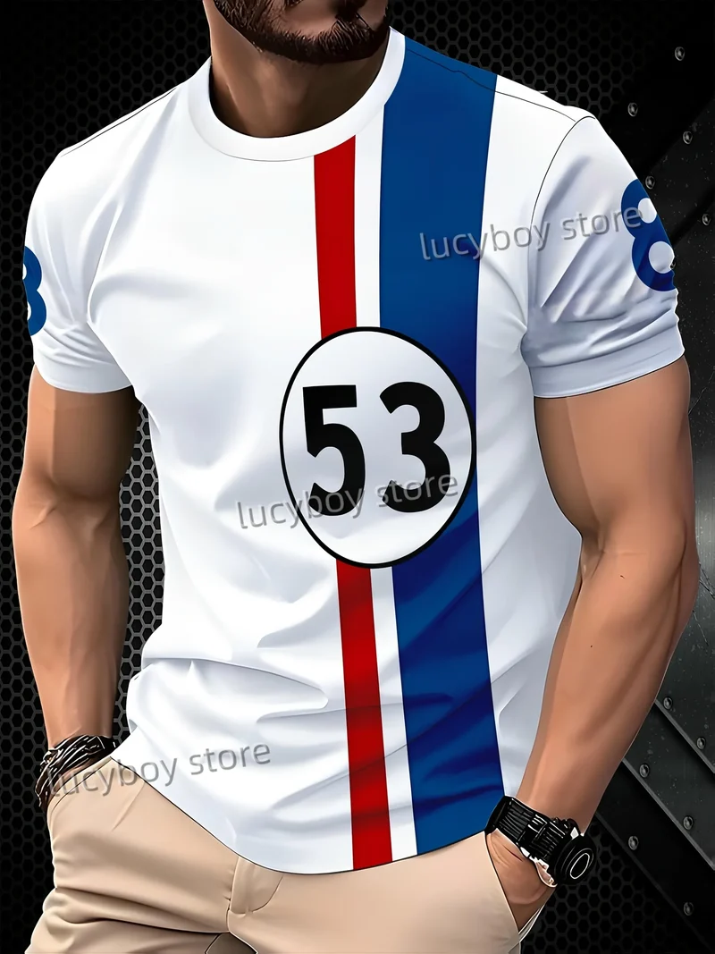 T-Shirt Uomo Manica Corta Corsa Maglietta Camicia Maglia Moto