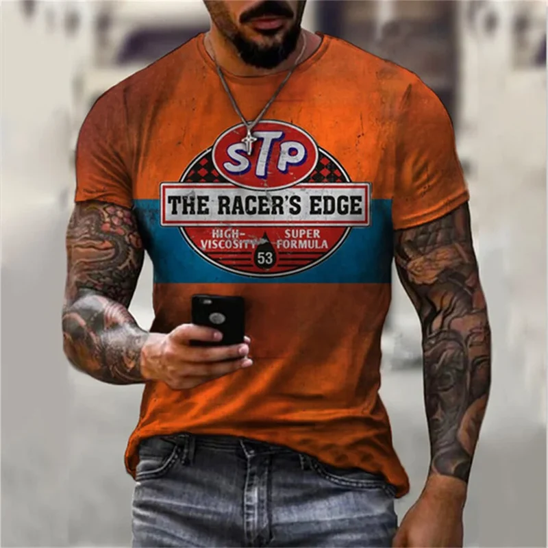 T-Shirt Uomo Manica Corta Corsa Maglietta Camicia Maglia Moto
