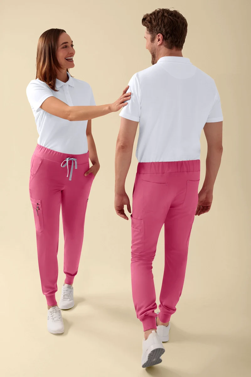 KAERE Hose Damen - Saumbündchen mit Beintaschen rosenholz