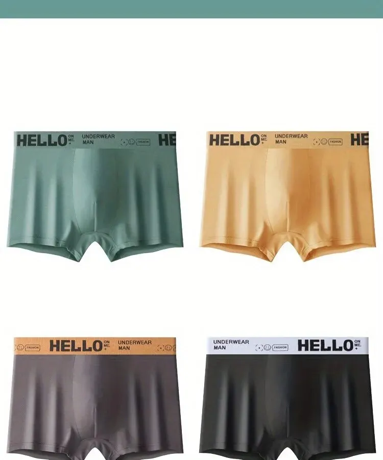 6 Pezzi Boxer Uomo Mutande Elasticizzato Slip Intimo vari colori Pantaloncino