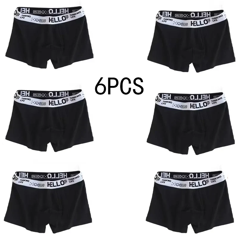 6 Pezzi Boxer Uomo Mutande Elasticizzato Slip Intimo vari colori Pantaloncino